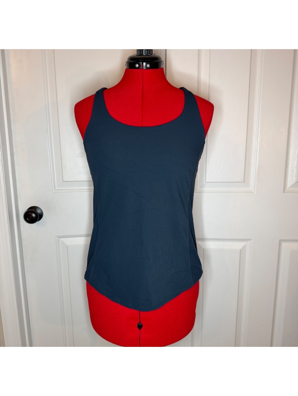 Halara UltraSculpt Crisscross Back Tank Top Navy Blue Athletic Top Womens M?